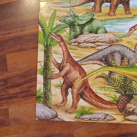 Melissa & Doug floor dinosaur puzzle, 48 pieces, 2 feet by 3 feet - Picture 3 of 10